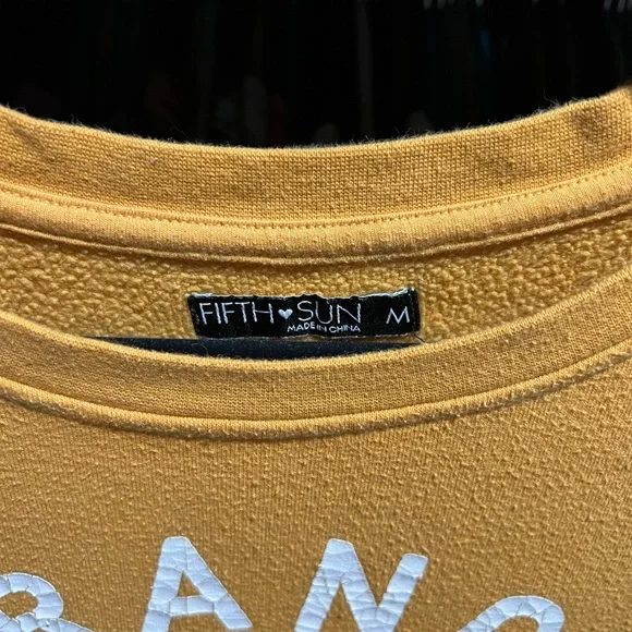 Fifth Sun Yellow France Paris Women's Top - Picture 6 of 6